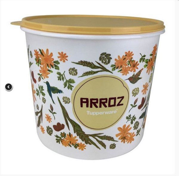 Tuperware Tupper Caixa para Arroz Floral 5 Kgs Plus