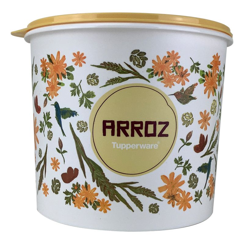 Tuperware Caixa Arroz Floral 5kg Plus