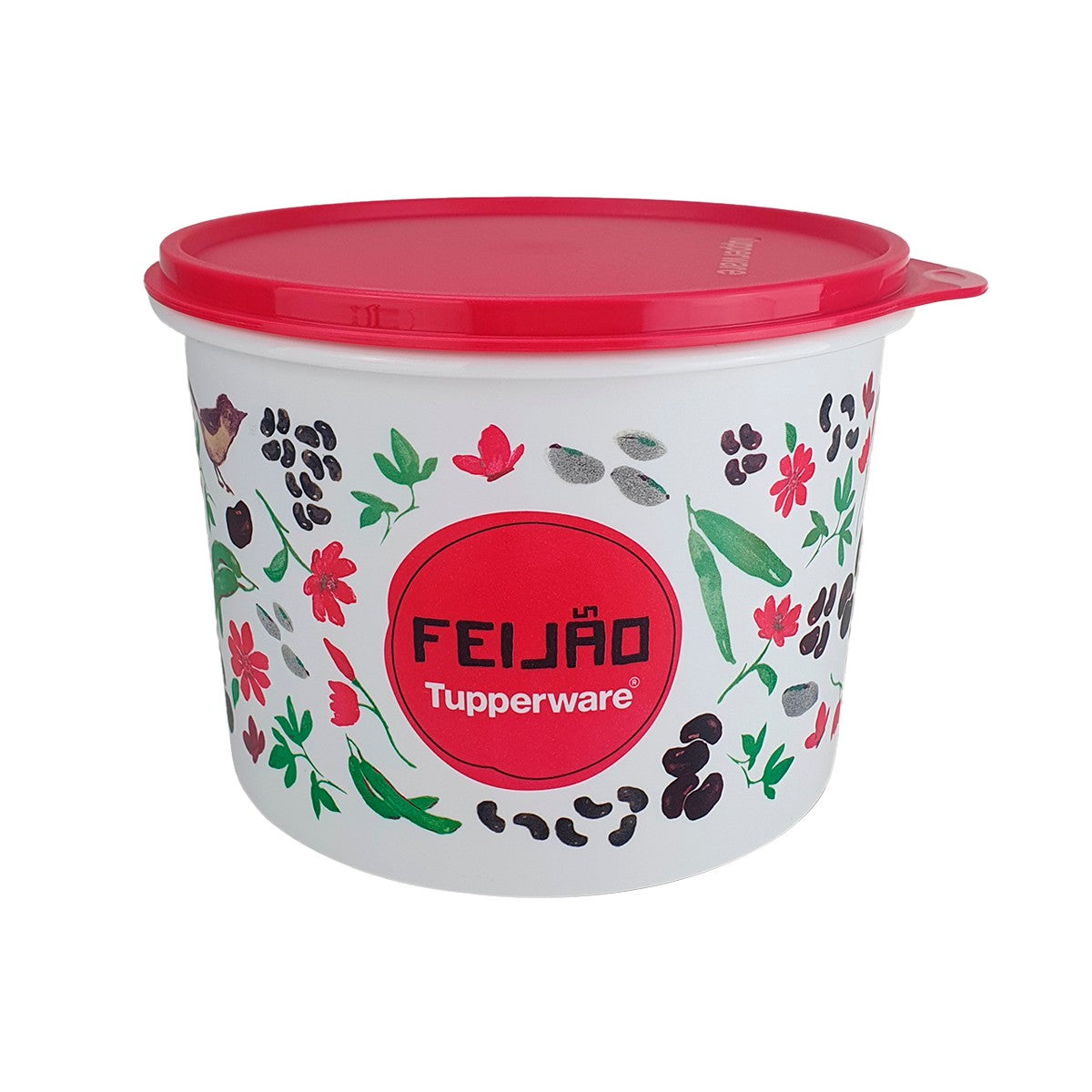 Tuperware Caixa Feijão Floral 2kg