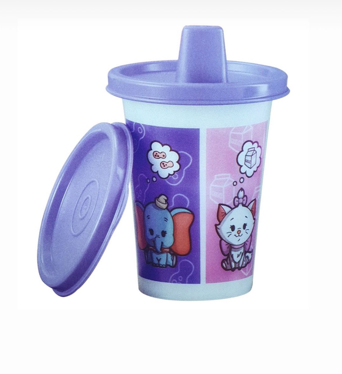 Tuperware Copinho com Bico Baby animais Disney